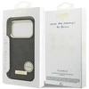 Guess 4G Logo Plate MagSafe dėklas Apple iPhone 17 Pro juodos spalvos