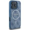 Guess 4G Ring Classic Logo MagSafe Apple iPhone 16 Pro - dėklas telefonui mėlynos spalvos