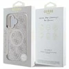 Guess GUHMP16SG4GFRP Apple iPhone 16 6.1″ rožinės spalvos kietas dėklas 4G Ring Classic Logo MagSafe