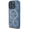 Guess 4G Ring Classic Logo MagSafe Apple iPhone 16 Pro - dėklas telefonui mėlynos spalvos