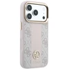 Dėklas Guess Case for IPHONE 18 Pro Max/17 Pro max compatible with MagSafe (Stripe Round and Classic Logos 4G) pink