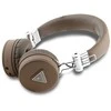 Guess ausinės Bluetooth ENC GUBH70PGTSPSW rudos spalvos Grained Classic Round Shape