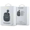 Guess Printed Classic Logo TWS belaidės ausinės juodos spalvos