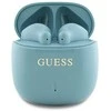 Guess ausinės Bluetooth GUTWSJ14ESGQ TWS turkio spalvos Printed Classic Logo