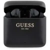 Guess Bluetooth ausinės GUTWSSU20ALEGK TWS + docking station juodos spalvos Printed Logo
