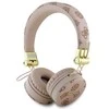 Guess ausinės Bluetooth ENC GUBH70EPOSMW rudos spalvos Peony Script Round Shape