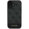 Guess GUHCP16MG4GLGR Apple iPhone 16 Plus 6.7" dėklas telefonui pilkos spalvos hardcase 4G Bottom Stripe