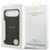 Guess PU Saffiano MagSafe dėklas skirtas Apple iPhone Air juodos spalvos