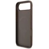 GUESS dėklas, skirtas IPHONE 17 Air, suderinamas su MagSafe GUHMP17MG4GFRW (PU 4G Ring Classic Logo) rudas