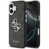 GUESS case for IPHONE 17 GUHCP17SP4G4SMCK (4G PU Odinis dėklas with Big 4G and Classic Logo and Sidabrinis Metal Camera Frame) juodas