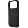 Guess 4G Ring Classic Logo MagSafe dėklas skirtas Apple iPhone 17 Pro juodos spalvos