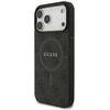 Guess 4G Ring Classic Logo MagSafe dėklas skirtas Apple iPhone 17 Pro Max juodos spalvos