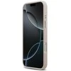 Guess PU Leather 4G Gold Frame MagSafe dėklas skirtas Apple iPhone 17 Pro Max rožinės spalvos