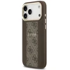 „Guess 4G Stripe MagSafe“ dėklas, skirtas „iPhone 17 Pro Max“ – ruda