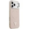 Dėklas GUESS case for IPHONE 17 Pro Max compatible with MagSafe GUHMP17XPSDTSCMP (PU W/ Triangle Logo) pink