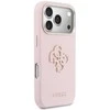 GUESS dėklas, skirtas IPHONE 17 Pro Max GUHCP17X5PS4RGGP (PU FW Resin Logo) rožinis