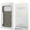 Guess 4G Classic Dėklas Apple iPhone 17 Pro Max rudos spalvos