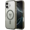 Guess IML Gradient Triangle Logo MagSafe dėklas skirtas Apple iPhone 17 khaki