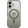 Guess IML Gradient Triangle Logo MagSafe dėklas skirtas Apple iPhone 17 khaki