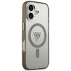 Guess IML Gradient Triangle Logo MagSafe dėklas skirtas Apple iPhone 17 khaki