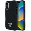 Guess Denim Triangle Logo MagSafe dėklas iPhone 16 - juodas