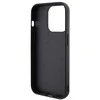 Dėklas GUESS GUHCP15LPMSDGSK IPHONE 15 PRO 6.1 "Juodas/Juodas HARDCASE DISCO METAL SCRIPT