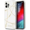 Guess GUHCP12LPCUCHWH Apple iPhone 12 Pro Max 6,7" dėklas telefonui baltos spalvos hardcase Gold Chain Collection