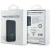 Guess PU Grained Triangle Logo MagSafe Powerbank 5000mAh mėlynos spalvos
