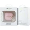 Dėklas Guess GUA4LECG4P AirPods 4 cover pink Silicone 4G Charm