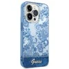 Apple iPhone 14 Pro Guess dėklas Porcelain Collection mėlynos spalvos