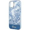 Guess GUHCP14MHGPLHB Apple iPhone 14 Plus / 15 Plus 6.7″ mėlynas kietas dėklas Porcelain Collection