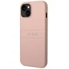 Dėklas GUESS GUHCP14MPSASBPI IPHONE 14 PLUS / 15 PLUS 6.7 "Rožinis / Rožinis SAFFIANO STRAP