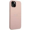 Dėklas GUESS GUHCP14MPSASBPI IPHONE 14 PLUS / 15 PLUS 6.7 "Rožinis / Rožinis SAFFIANO STRAP