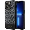 Guess GUHMP14LHGCFSEK Apple iPhone 14 Pro 6.1″ juodos spalvos kietas dėklas GCube Stripes MagSafe