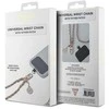 Guess GUOUCHSAMC4P Universal Hand Strap rožinės spalvos Saffiano Chain 4G Charm