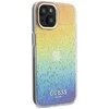 Guess GUHCP14SHDECMI Apple iPhone 14 / 15 / 13 6.1″ kietas dėklas IML Faceted Mirror Disco Iridesc