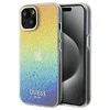 Guess GUHCP14SHDECMI Apple iPhone 14 / 15 / 13 6.1″ kietas dėklas IML Faceted Mirror Disco Iridesc