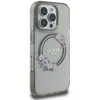 Guess GUHMP16LHFWFCK Apple iPhone 16 Pro 6.3″ juodos spalvos kietas dėklas IML Flowers Wreath MagSafe