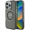 Guess IML Metal Mountain Logo MagSafe Apple iPhone 16 Pro Max dėklas telefonui juodos spalvos