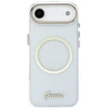 Dėklas Guess IML Script Metal MagSafe Case for iPhone Air - Clear