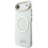 Dėklas Guess IML Script Metal MagSafe Case for iPhone Air - Clear