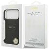 Guess PU Saffiano MagSafe dėklas skirtas Apple iPhone 17 Pro Max juodos spalvos