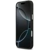 Guess PU Saffiano MagSafe dėklas skirtas iPhone 17 Pro Max juodos spalvos