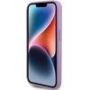 Guess GUHCP15XP4EPMU Apple iPhone 15 Pro Max 6.7″ light violetinės spalvos kietas dėklas Leather 4G Stamped