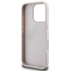 Guess Leather 4G Triangle Strass MagSafe Apple iPhone 16 Pro Max – dėklas telefonui rožinės spalvos