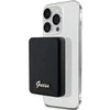 Guess Induction Powerbank 5W GUPBM3ALGSGK 3000mAh juodos spalvos MagSafe Metal Script Logo