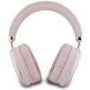 Ausinės Guess Bluetooth 5.3 Metallic Triangle Logo rožinės spalvos