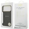 Guess PU Leather 4G Gold Frame MagSafe dėklas skirtas Apple iPhone 17 Pro Max juodos spalvos