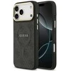 Guess PU Leather 4G Gold Frame MagSafe dėklas skirtas Apple iPhone 17 Pro Max juodos spalvos