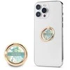 Telefono laikiklis Ring stovas GUESS Flower GURSHCHMAN žalios spalvos